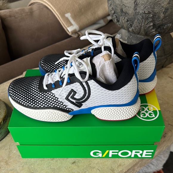 G/FORE | Shoes | Gfore Black And White Sneakers With Perforated Design ...